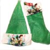 Toy Story Buzz and Woody Friends Christmas Stocking w Matching Santa Hat Green - Image 3