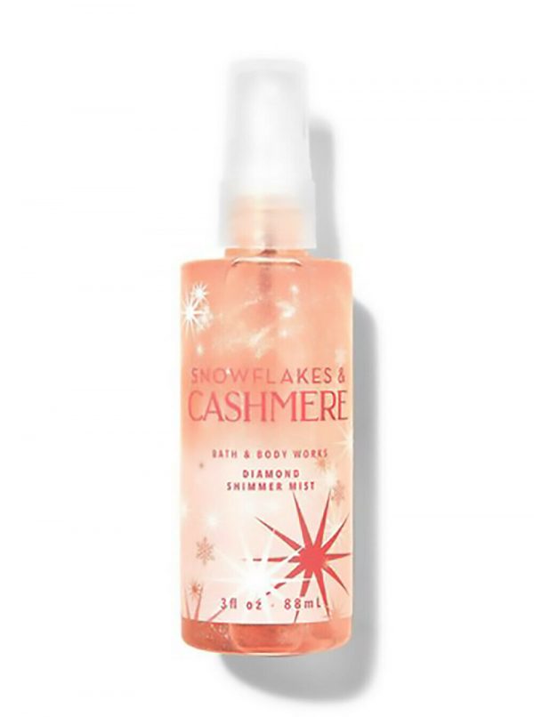 BATH & BODY WORKS *Snowflakes & Cashmere* Scented Damond Dust Shimmer Body Mist