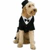 DAPPER DOG PET GROOM WEDDING SUIT TUXEDO FANCY DRESS COSTUME ANIMAL FORMALS - Image 4