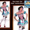 Fancy Dress Costume Oktoberfest Beer Maid Sexy Wench German Bavarian Heidi M/L - Image 5