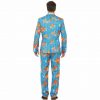 Goldfish Mens Stand Out Suit  Costume Stag Party Funny Fancy Fish Formal 3pc S:L - Image 5