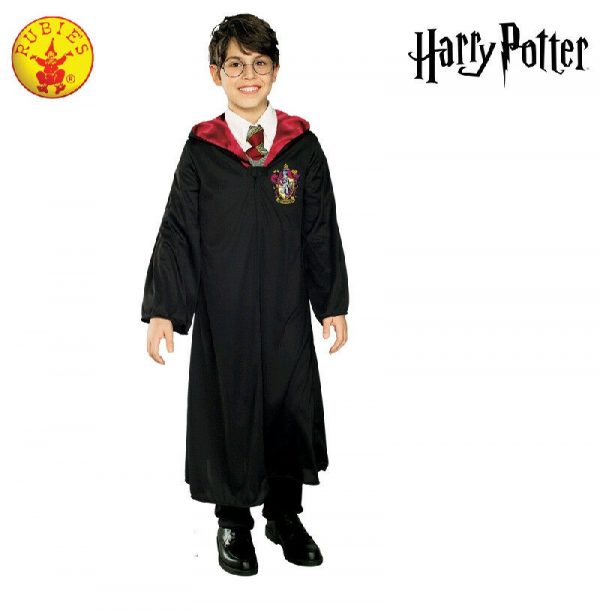 HARRY POTTER COSTUME GRYFFINDOR DRESS UP SET CHILD BOOKWEEK WIZARD ROBE TIE ETC - Image 3