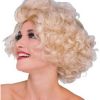 Hollywood Starlet Glam Blonde Costume Wig 1960s 1970s Women MARLYN Hair Washable