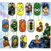 Justice League Avengers DC Comics Super Heroes Dog Tag Necklace Boys Kids Chain