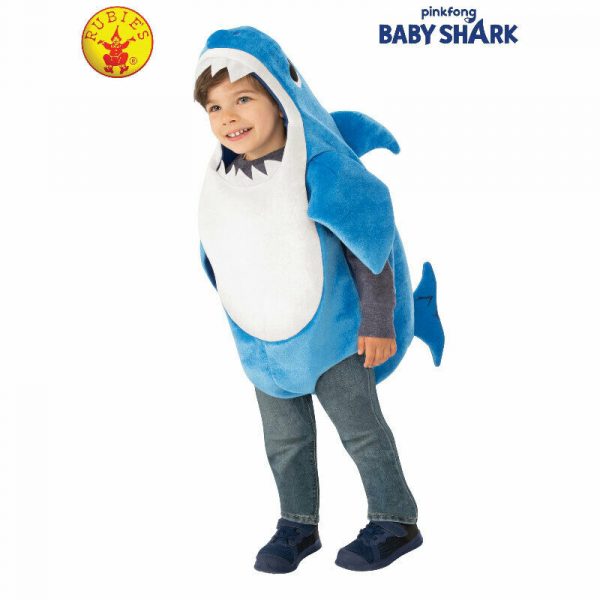 Kids Mummy Baby Daddy Shark Costume Toddler Deluxe Girls Child Pinkfong Jumpsuit - Image 3