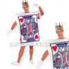 King Of Hearts Costume Poker Card Fancy Dress Adult Alice Wonderland Book Week - Image 2