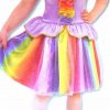 Rainbow Unicorn Child Costume Plush Rubies Mythical Animal Horn Book Week S: S/M - Image 5