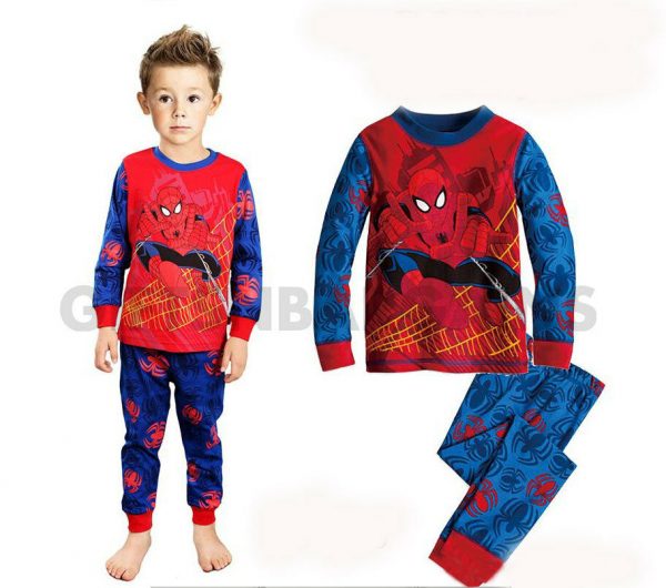 Boys Spider-man Mickey Mouse Toy Story Buzz Kids Pajamas PJ's,1-8Y 100% Cotton - Image 3
