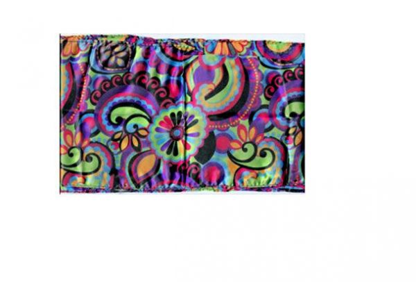 Disco 60s 70s Scarf Hippy Flower Child Rainbow Retro Neck Tie Costume Party Girl - Image 7