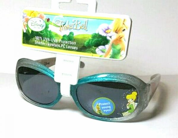 Disney Tinkerbell Fairy SPARKLE Sunglasses Kids Child Summer UV Eye Protection