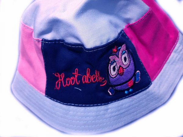 GIGGLE & HOOT "HOOTABELLE"  BUCKET SUN HAT GIRLS CAP OUTDOOR CRECHE SPORT PLAY - Image 3