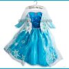 Girl Fancy Dress Costume Princess Queen Elsa Blue Party Birthday size 2-11yrs