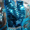 Girl Fancy Dress Costume Princess Queen Elsa Blue Party Birthday size 2-11yrs - Image 6