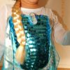 Girl Fancy Dress Costume Princess Queen Elsa Blue Party Birthday size 2-11yrs - Image 8