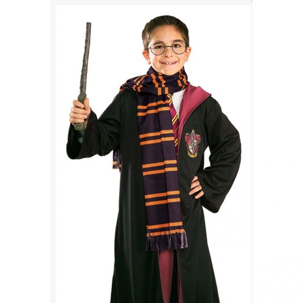 HARRY POTTER SCARF HOGWARTS GRYFINDOR HERMIONE LICENSED WIZARD COSTUME ACCESSORY - Image 3