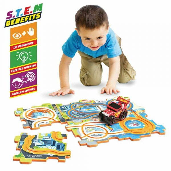 Hot Wheels Motorised Track Playset Connect & Play STEM Learning Child Toygame 3+ - Image 3