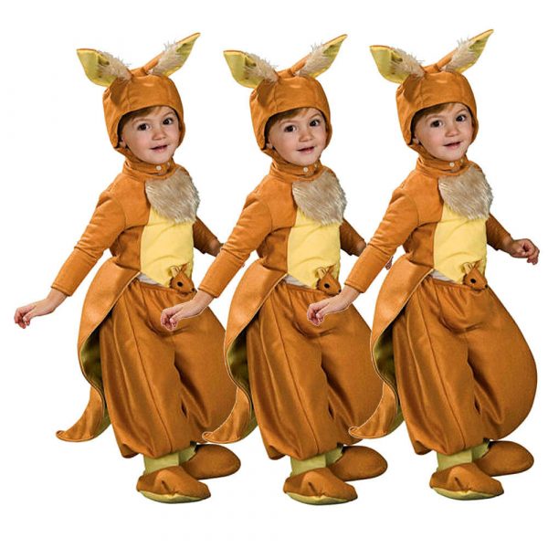 Kangaroo Costume Child Outback Australian Animal Joey Infant Baby Romper 6-12 m - Image 3