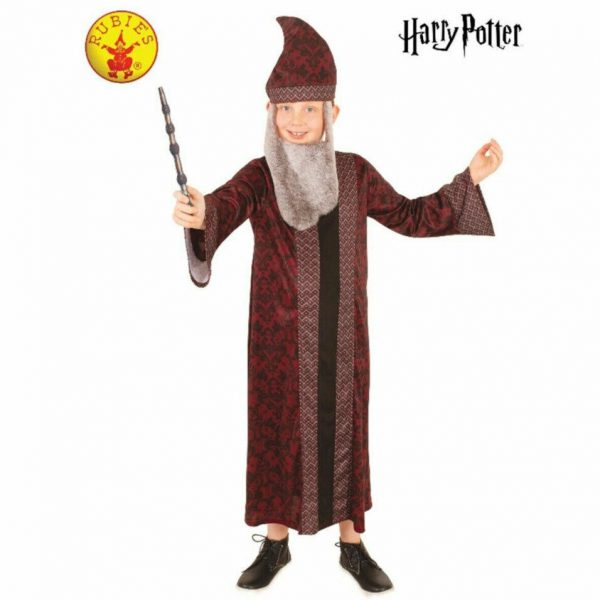 Licensed Harry Potter Professor Dumbledore Boys Costume Robe w Hat Bookweek 9+ - Image 3