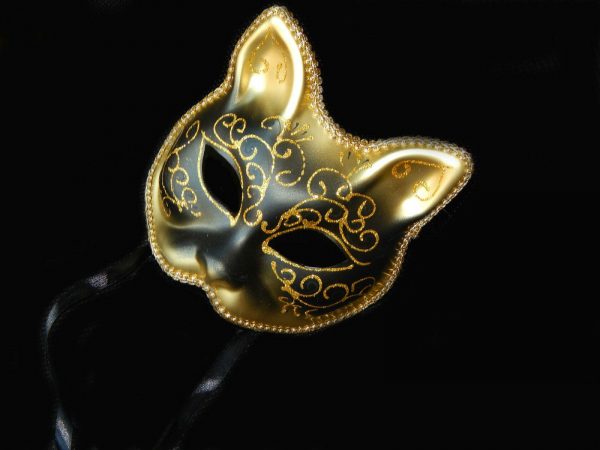 Party Mask Venetian Costume Mardigras Masquerade Carnival Cat Bunny Easter - Image 5