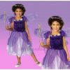 Plum Pixie Costume Purple Spring Fairy Wings Wand Tiara Child Dress Girls S / M