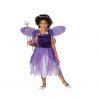 Plum Pixie Costume Purple Spring Fairy Wings Wand Tiara Child Dress Girls S / M - Image 6