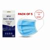 Protect FACE MASK Disposable Medical 3 Layer Filter PPE 5 /10 /20  Pack Adult AU - Image 4