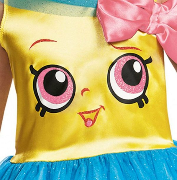 Shopkins Cupcake Queen Dress Classic Blue Girls Child Costume + Headband S / M - Image 4