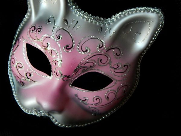 Party Mask Venetian Costume Mardigras Masquerade Carnival Cat Bunny Easter - Image 11