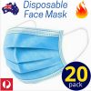 Protect FACE MASK Disposable Medical 3 Layer Filter PPE 5 /10 /20  Pack Adult AU - Image 14