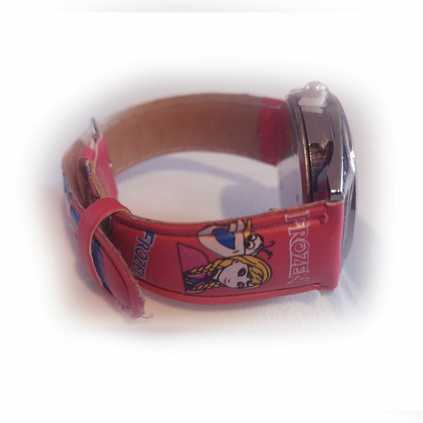 Children Kid Girl Frozen Anna Elsa Synthetic leather Wrist Watch Birthday Gift - Image 6