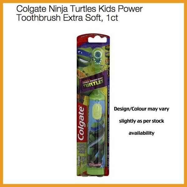 Colgate Teenage Mutant Ninja Turtles Kids BatteryPowerToothbrush Extra Soft Each - Image 3