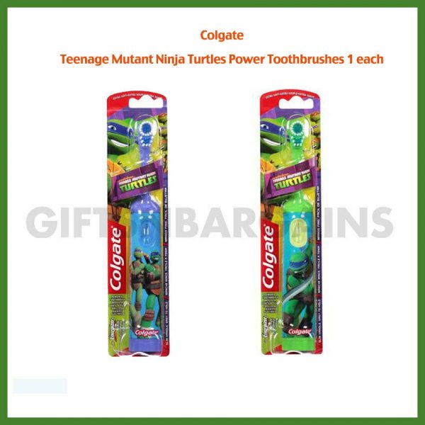 Colgate Teenage Mutant Ninja Turtles Kids BatteryPowerToothbrush Extra Soft Each