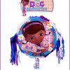 Disney Doc McStuffins Pinata Birthday Party 18″ Drum Pull String Pinyata Game - Image 3