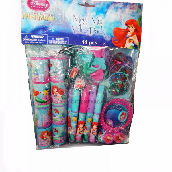 Disney The Little Mermaid Ariel Mega Birthday Party Favour Pack 48 Toys Girls - Image 5