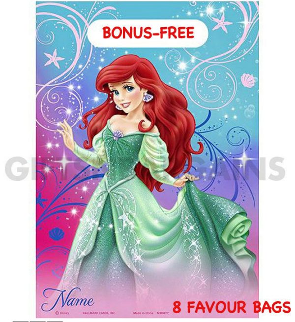 Disney The Little Mermaid Ariel Mega Birthday Party Favour Pack 48 Toys Girls - Image 7