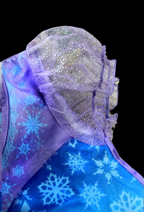 Frozen Elsa Anna Girls Night Dress Sleep Wear PJ Costume S-M-L, Oz Seller - Image 9