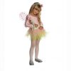 Girls Garden Fairy Costume Wings Headband Wand Tutu Leotard Tights M 5-7y Dress - Image 3