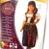 Gypsy Girl Fortune Teller Astrologer Halloween Costume Fancy Dress M/L Colourful - Image 3