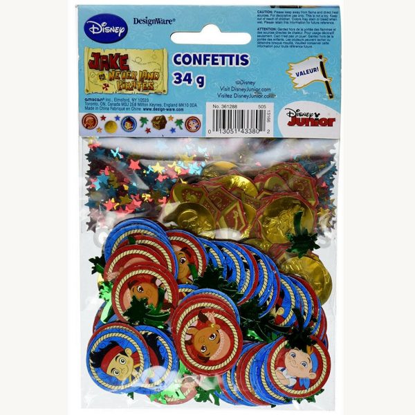 Jake & The Neverland Pirates Birthday Party Decoration Value Confetti Pack 34g - Image 3
