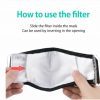 Kid Child Washable Reusable Face Mask Anti Dust Eye Shield Breath Valve Filters - Image 13