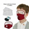 Kid Child Washable Reusable Face Mask Anti Dust Eye Shield Breath Valve Filters - Image 4