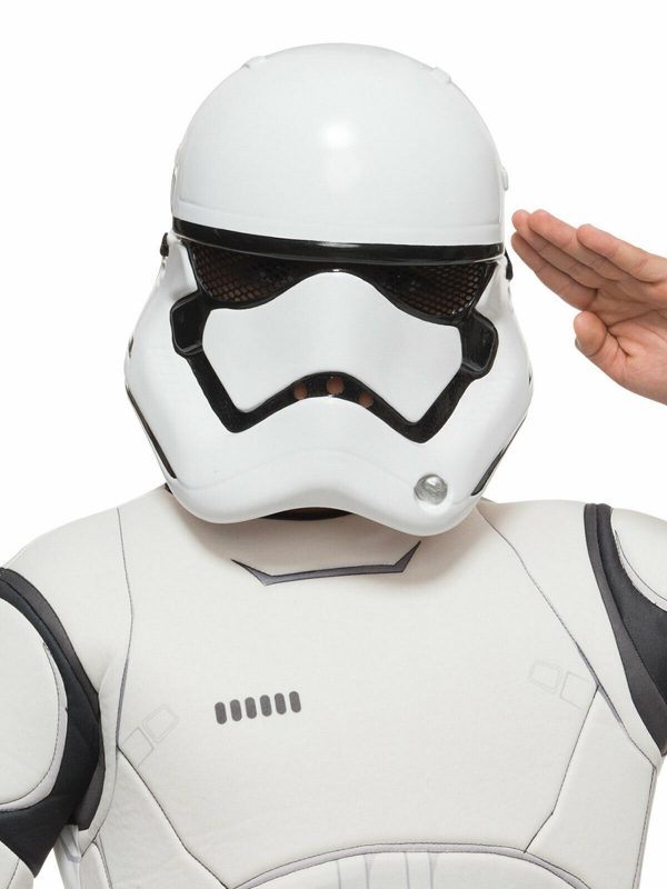 Star Wars Deluxe Stormtrooper Costume Halloween Boys Child S:6-8 Clone Trooper - Image 3