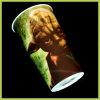 Star Wars Yoda Lenticular Cup Large 600 ml Cup Plastic Movie Jedi Collectable - Image 4