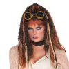 Steampunk Dreadlock Hair 3 Colour Havoc Dreads Women Wig Pirate Aviator Costume