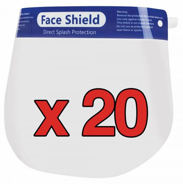 Bulk Clear Face Shield Mask Protective Film Flip Up Visor Safety Anti-Fog Adult - Image 16