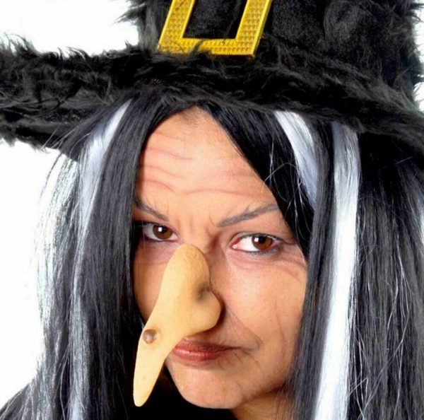 WICKED WITCH NOSE w MOLE WART WIZARD COSTUME FACE HALLOWEEN COSPLAY ADULT UNISEX - Image 3
