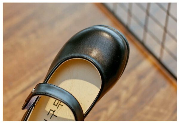 Black Child Girls Mary Jane kids School Shoes Wedding formal Footwear party - Image 3
