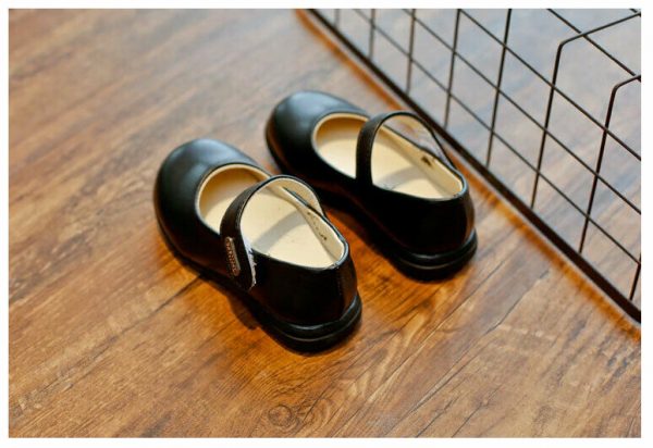 Black Child Girls Mary Jane kids School Shoes Wedding formal Footwear party - Image 5