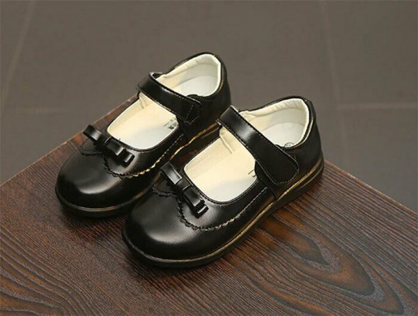 Black Child Girls Mary Jane kids School Shoes Wedding formal Footwear party - Image 10