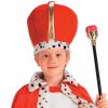 Boys Red Royal King Robe Costume Crown Cape Kids Book Week Medieval Renaissance - Image 4